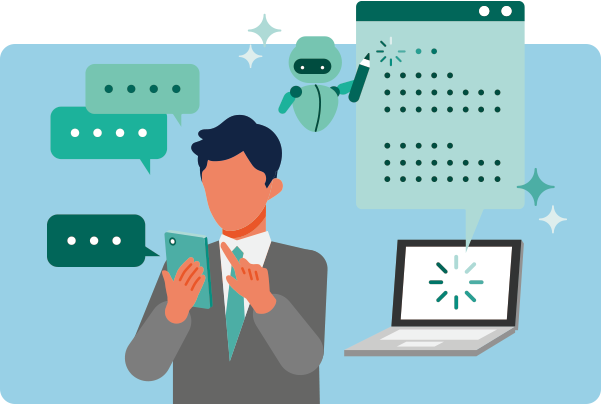 生成AI機能搭載で業務が効率化